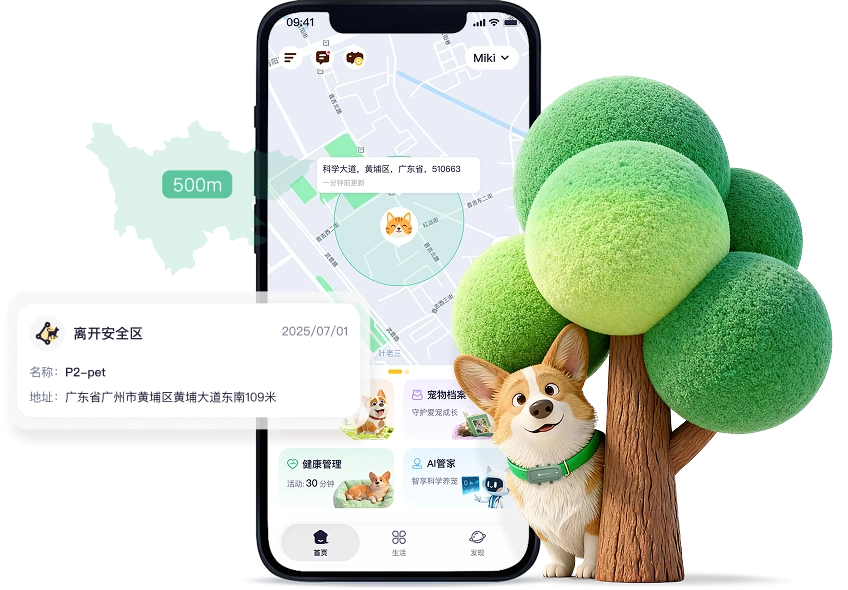 宠物精准定位与电子围栏